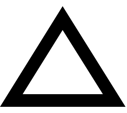 Upward Triangle Shape (Material Design) Free Open-Source SVG Icon (Material Design Iconic Font)