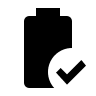 Battery Check Status Free Open-Source SVG Icon