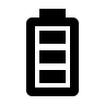 High Battery Level Indicator Free Open-Source SVG Icon