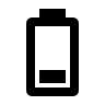 Low Battery Indicator Free Open-Source SVG Icon