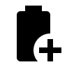 Battery Plus Charge Free Open-Source SVG Icon