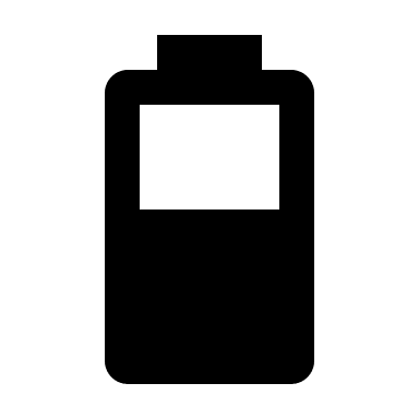 Standard Battery (Material Design) Free Open-Source SVG Icon (Material Design Icons)