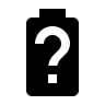 Unknown Battery Status (Material Design) Free Open-Source SVG Icon