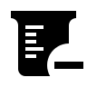 Beaker with Minus Symbol Free Open-Source SVG Icon