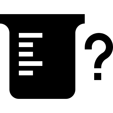 Beaker with Question Mark Free Open-Source SVG Icon (Material Design Icons)