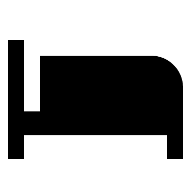 Empty Bed (Material Design) Free Open-Source SVG Icon (Material Design Icons)