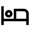 Outline Bed Design Free Open-Source SVG Icon