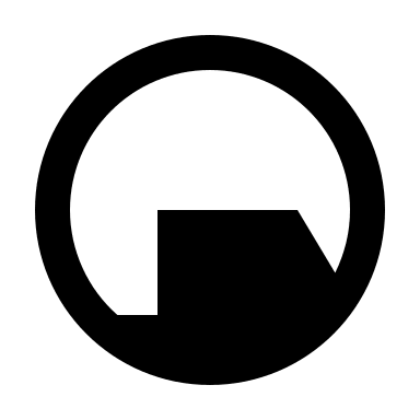 Black Mesa Research Facility Free Open-Source SVG Icon (Material Design Icons)