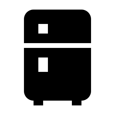 Refrigerator Appliance Free Open-Source SVG Icon (Material Design Icons)