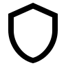 Shield Symbol (Outline) Free Open-Source SVG Icon