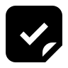 Sticker Check Mark Free Open-Source SVG Icon