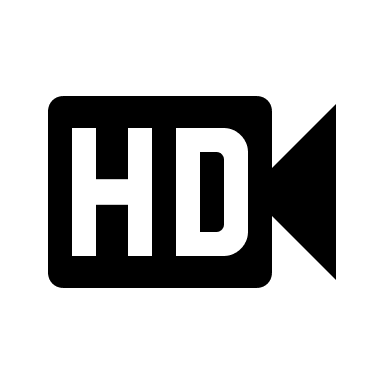 High Definition Video (Material Design) Free Open-Source SVG Icon (Material Design Icons)