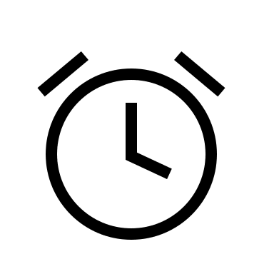 Alarm Clock (Material Design Light) Free Open-Source SVG Icon (Material Design Light)