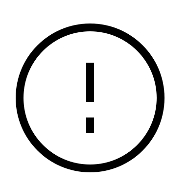 Alert Circle (Material Design Light) Free Open-Source SVG Icon (Material Design Light)