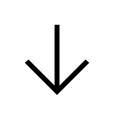 Downward Arrow (Material Design Light) Free Open-Source SVG Icon (Material Design Light)