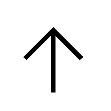 Upward Arrow (Material Design Light) Free Open-Source SVG Icon (Material Design Light)