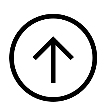 Upward Arrow in Circle (Material Design Light) Free Open-Source SVG Icon (Material Design Light)