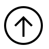 Upward Arrow in Circle (Material Design Light) Free Open-Source SVG Icon