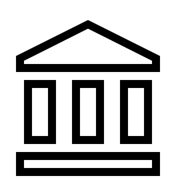 Bank Building (Material Design Light) Free Open-Source SVG Icon (Material Design Light)