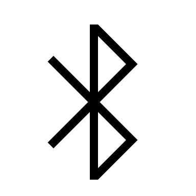 Bluetooth Technology Symbol (Material Design Light) Free Open-Source SVG Icon (Material Design Light)