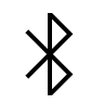 Bluetooth Technology Symbol (Material Design Light) Free Open-Source SVG Icon