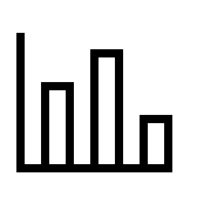 Bar Chart (Material Design Light) Free Open-Source SVG Icon (Material Design Light)