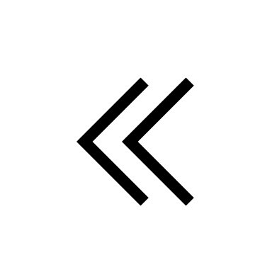 Double Left Chevron Arrow (Filled) Free Open-Source SVG Icon (Material Design Light)