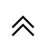 Double Chevron Up Arrow (Material Design Light) Free Open-Source SVG Icon