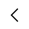 Left Chevron Arrow (Material Design Light) Free Open-Source SVG Icon