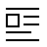 Left Float Text Format (Material Design Light) Free Open-Source SVG Icon