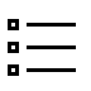 Checklist Format List Free Open-Source SVG Icon (Material Design Light)