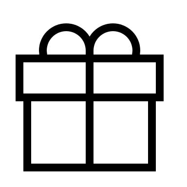 Gift Box (Material Design Light) Free Open-Source SVG Icon (Material Design Light)