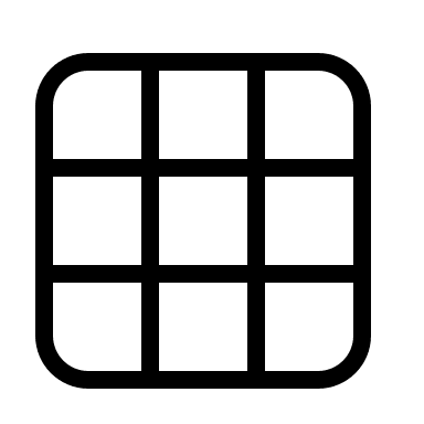 Grid Layout (Filled) Free Open-Source SVG Icon (Material Design Light)