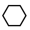 Hexagon Shape (Material Design Light) Free Open-Source SVG Icon