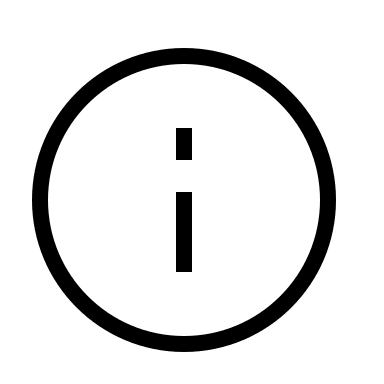 Information Symbol Free Open-Source SVG Icon (Material Design Light)