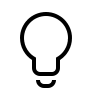 Lightbulb (Material Design Light) Free Open-Source SVG Icon