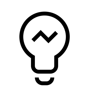 Lightbulb On (Material Design Light) Free Open-Source SVG Icon (Material Design Light)