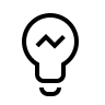 Lightbulb On (Material Design Light) Free Open-Source SVG Icon