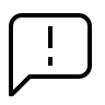 Message Alert Notification Free Open-Source SVG Icon