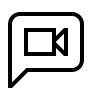 Video Messaging Free Open-Source SVG Icon