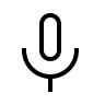 Microphone (Material Design Light) Free Open-Source SVG Icon