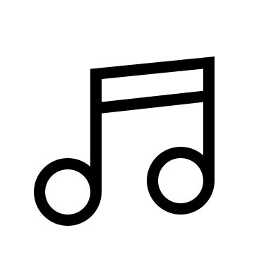 Music Note Symbol Free Open-Source SVG Icon (Material Design Light)