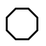 Octagonal Shape Free Open-Source SVG Icon