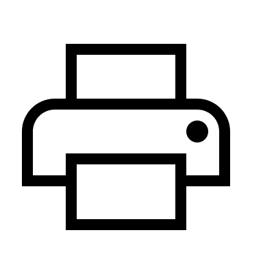 Printer Device Free Open-Source SVG Icon (Material Design Light)