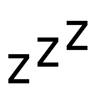 Sleep Mode (Material Design Light) Free Open-Source SVG Icon (Material Design Light)