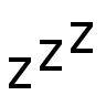 Sleep Mode (Material Design Light) Free Open-Source SVG Icon