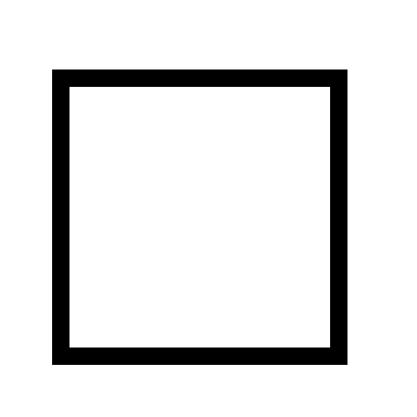 Square Shape (Material Design Light) Free Open-Source SVG Icon (Material Design Light)