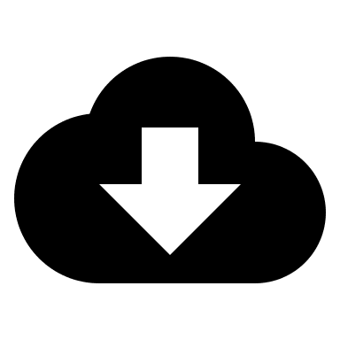 Cloud Download Loop (Line) Free Open-Source SVG Icon (Material Line Icons)