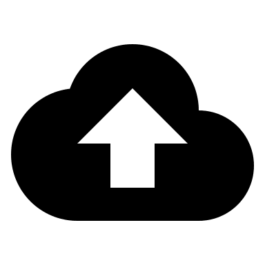 Cloud Upload Loop (Line) Free Open-Source SVG Icon (Material Line Icons)