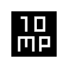 10 MP Sharp Camera Resolution Free Open-Source SVG Icon